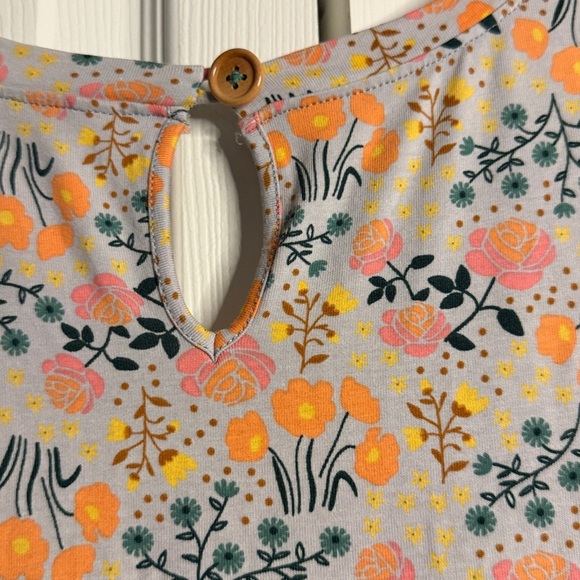 Matilda Jane Floral Dress with Green Accents size L - Picture 8 of 9